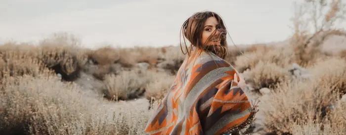 A woman outdoors in the MeetWild dating experience